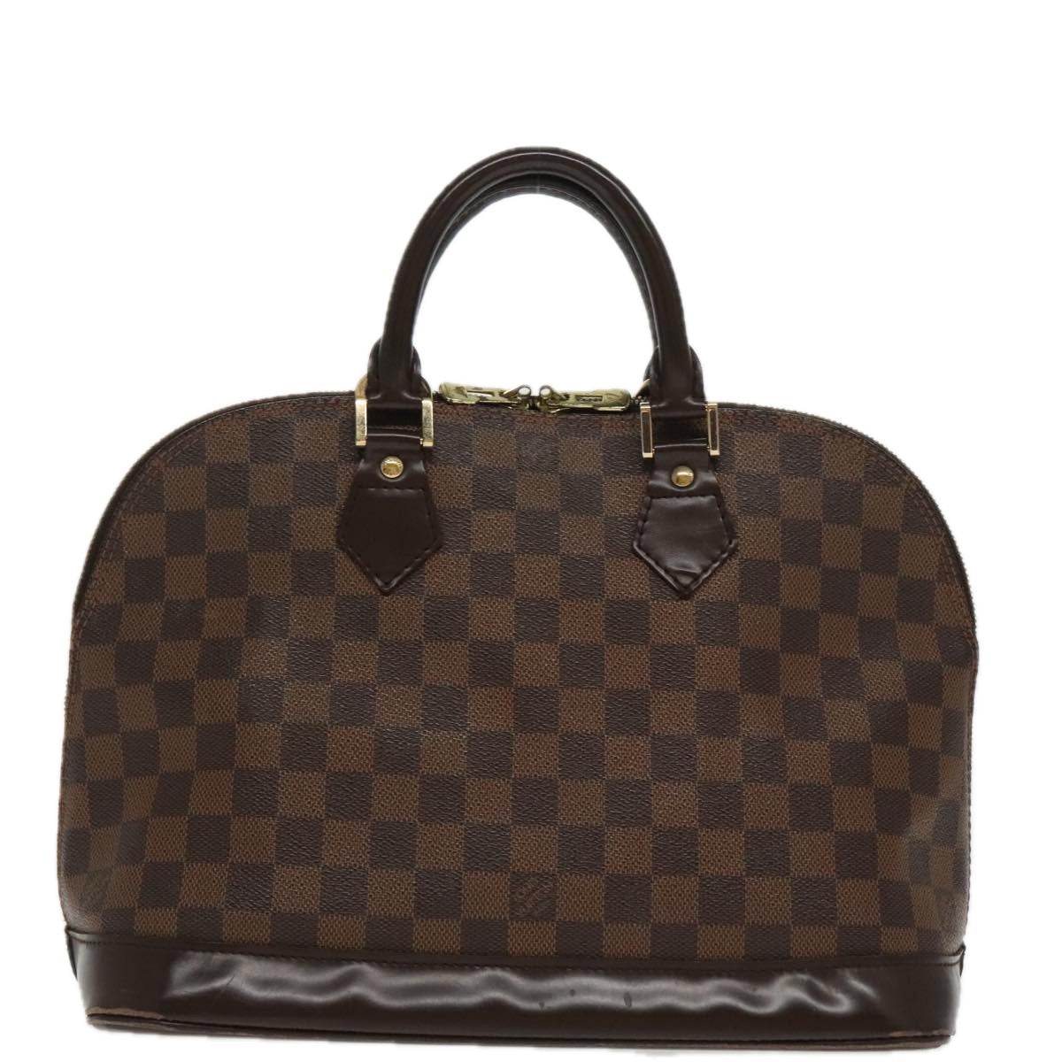 LOUIS VUITTON Damier Ebene Alma Hand Bag N51131 LV 93066