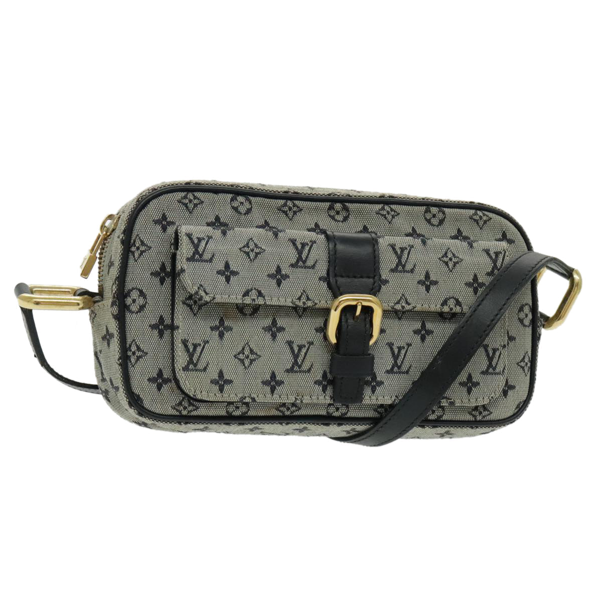 LOUIS VUITTON Monogram Mini Juliet MM Shoulder Bag Navy M92217 LV 93072