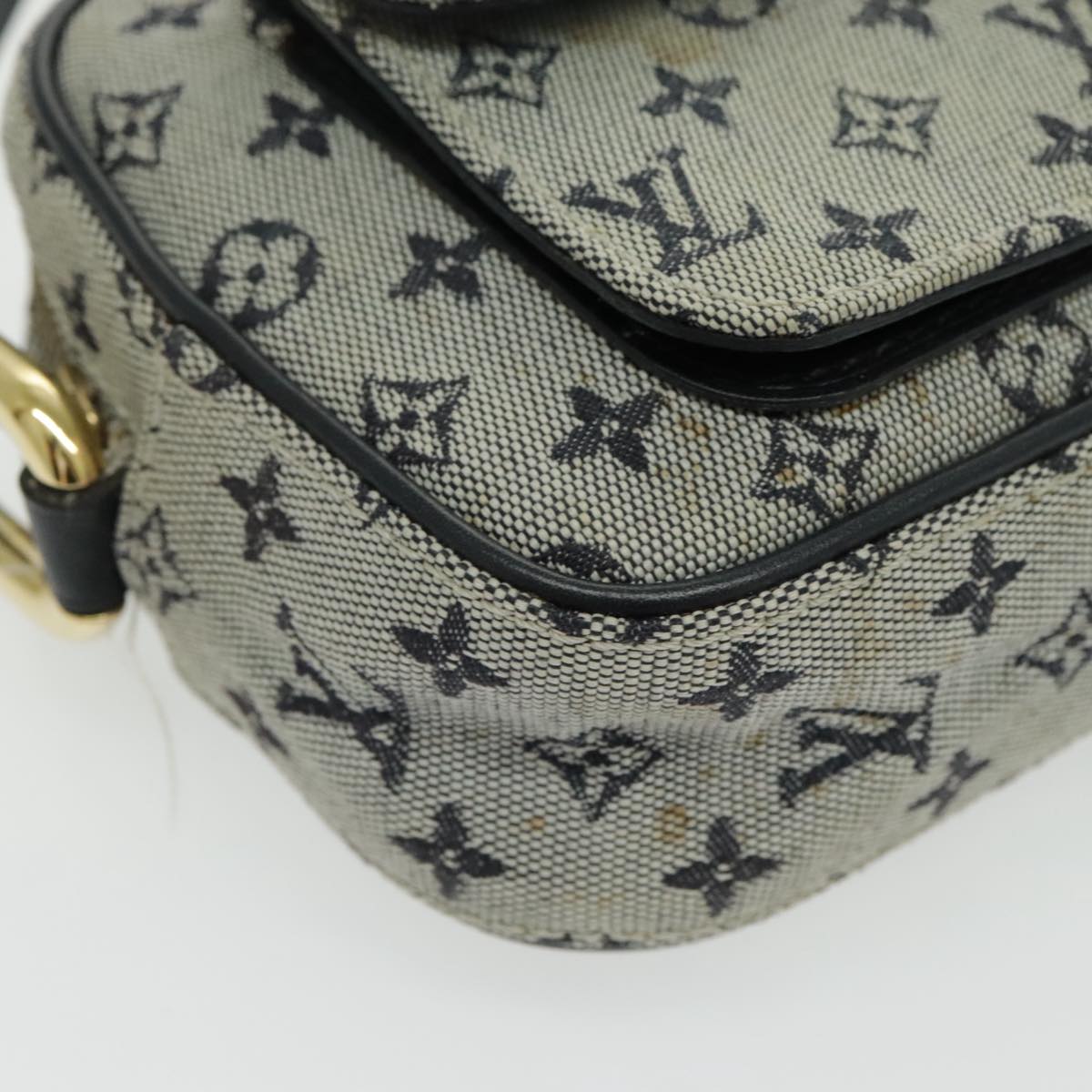 LOUIS VUITTON Monogram Mini Juliet MM Shoulder Bag Navy M92217 LV 93072