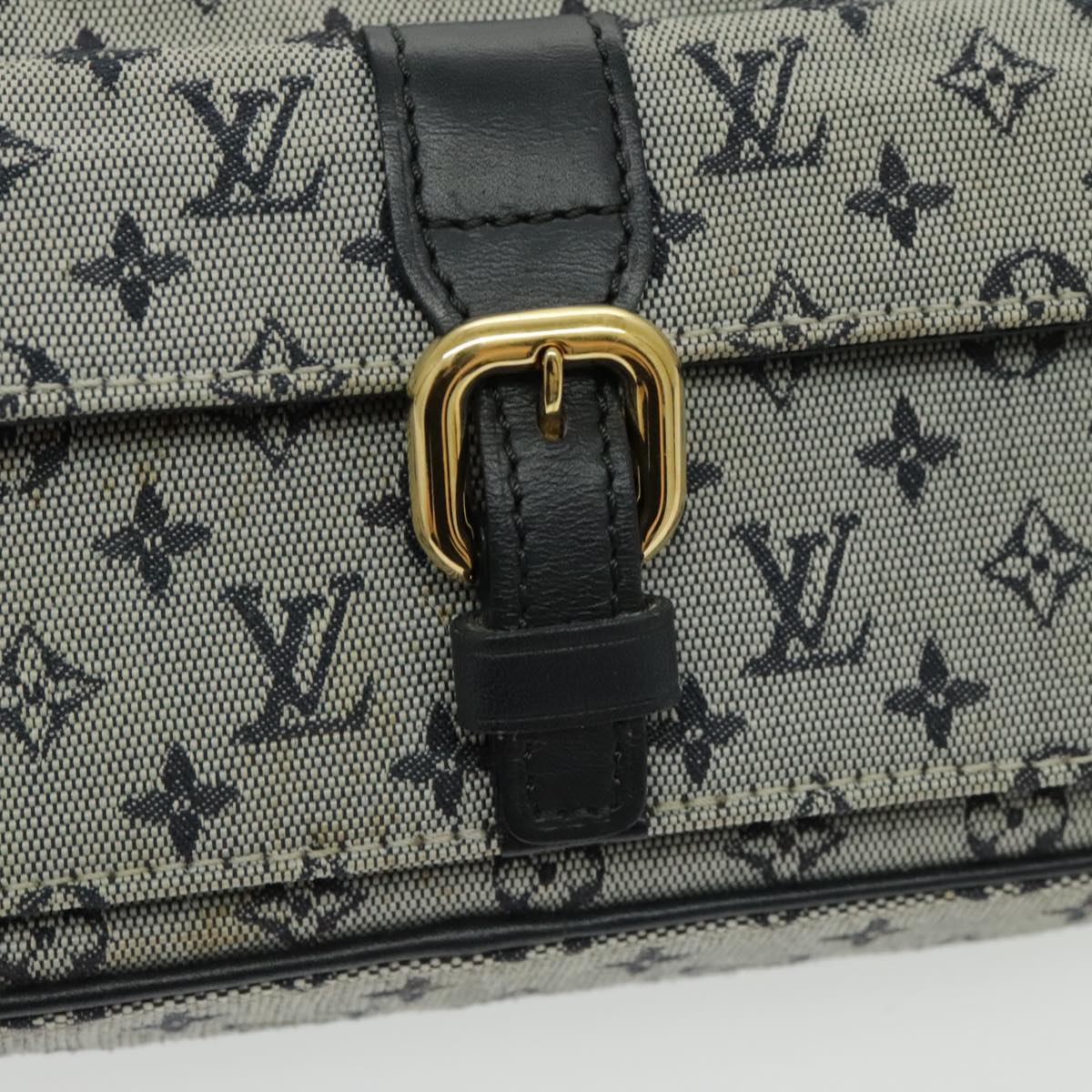 LOUIS VUITTON Monogram Mini Juliet MM Shoulder Bag Navy M92217 LV 93072