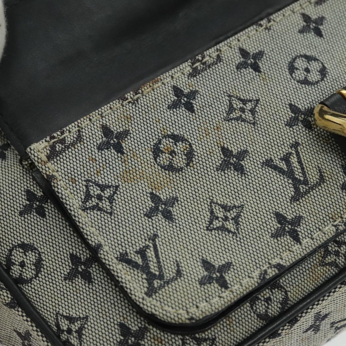 LOUIS VUITTON Monogram Mini Juliet MM Shoulder Bag Navy M92217 LV 93072