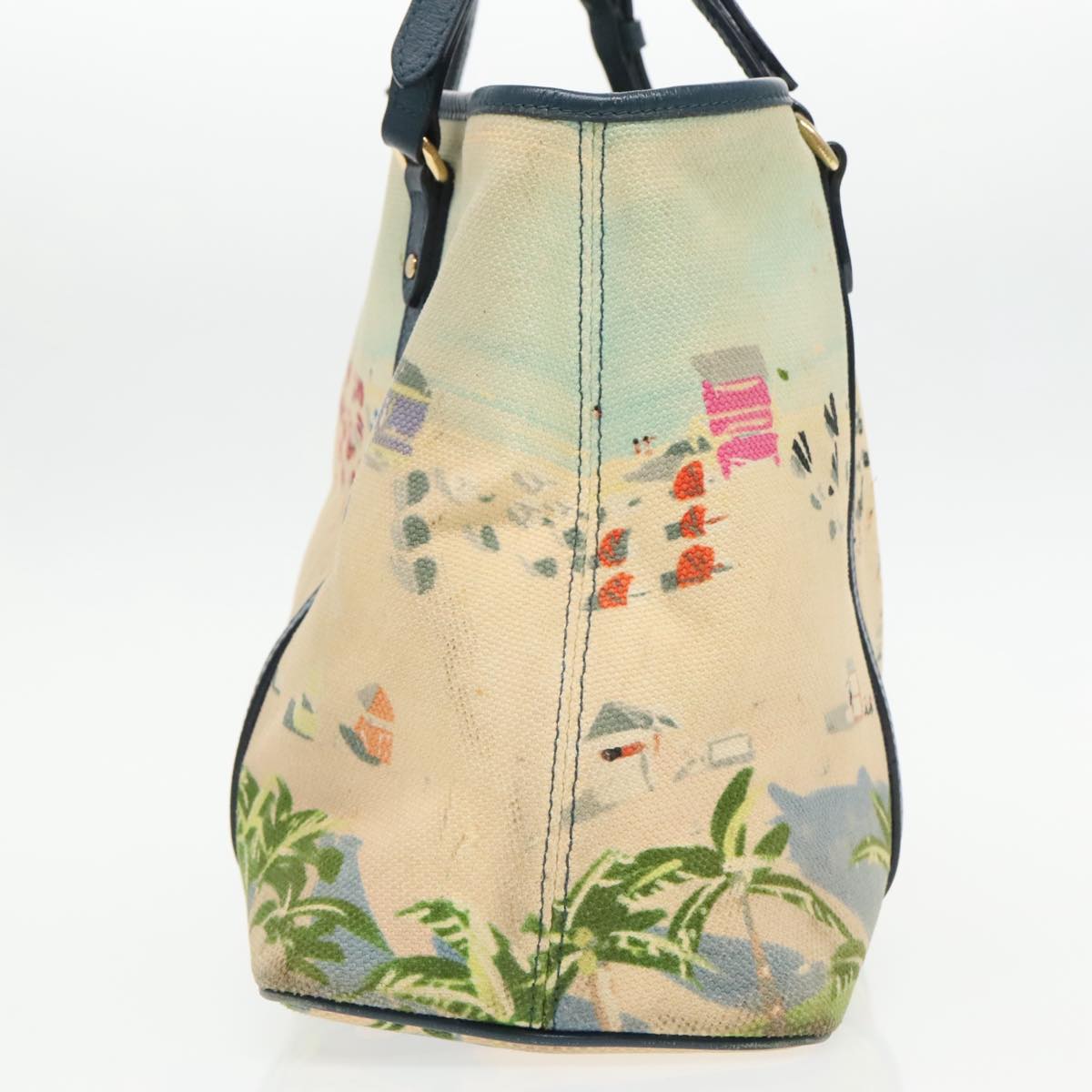 LOUIS VUITTON Ailleurs Cabas PM Escal Tote Bag Canvas Blue M93769 LV 93074
