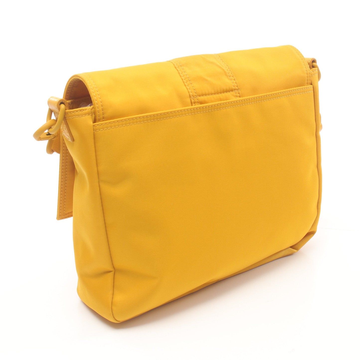 Luxury Fendi Baguette Messenger Bag Bucket Messenger Shoulder bag Nylon Yellow