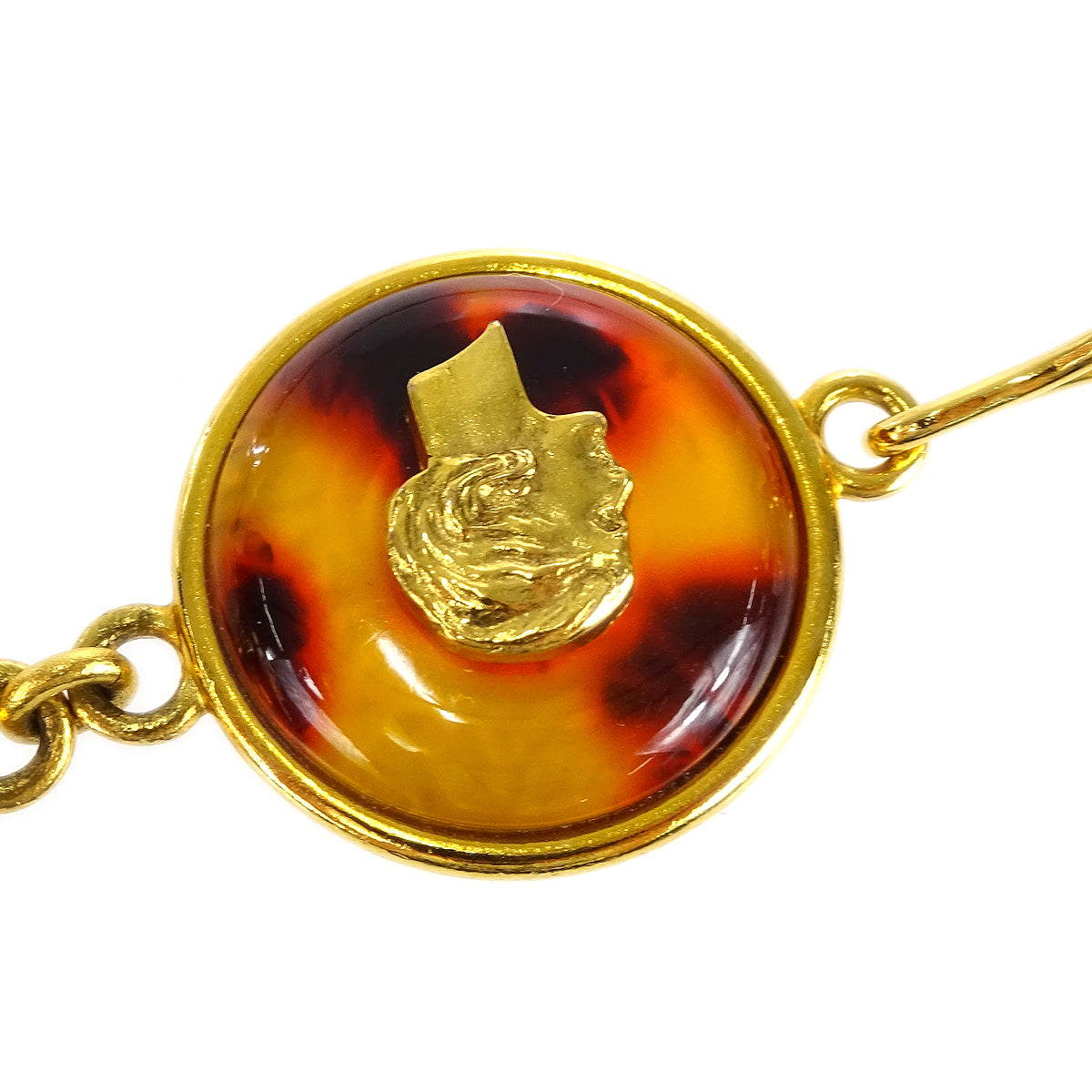 Luxury Chanel 1997 spring Tortoiseshell Chain Belt