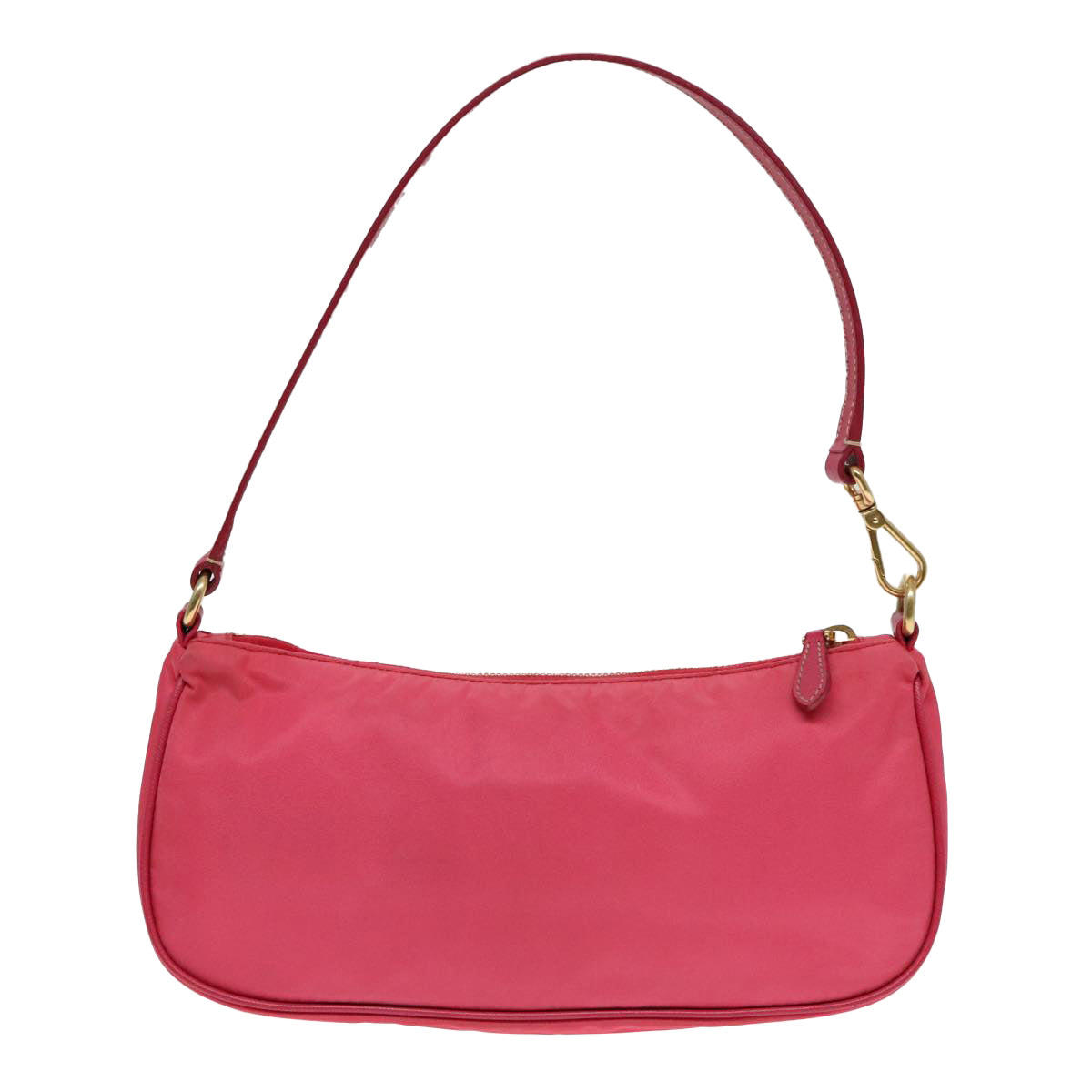 Luxury Prada Accessory Pouch Nylon Pink Gold  93255