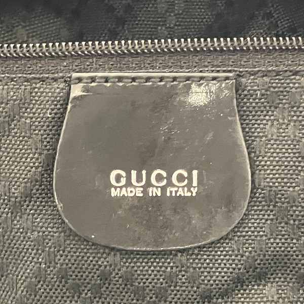 Gucci Bamboo Nylon Leather Handbag