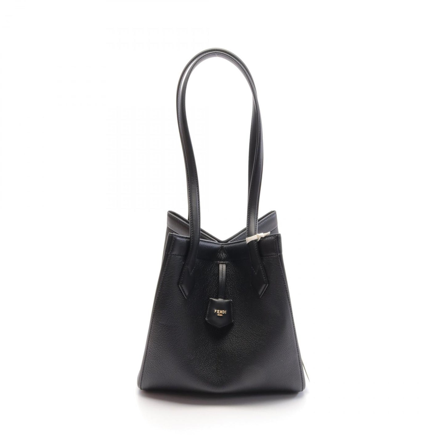 Luxury Fendi ORIGAMI MEDIUM Origami Medium Handbag Tote bag Leather Black
