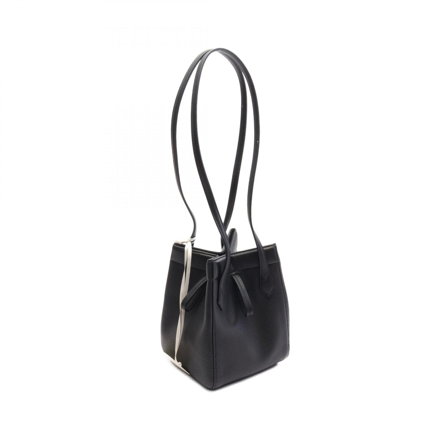 Luxury Fendi ORIGAMI MINI Origami Mini Shoulder bag Leather Black