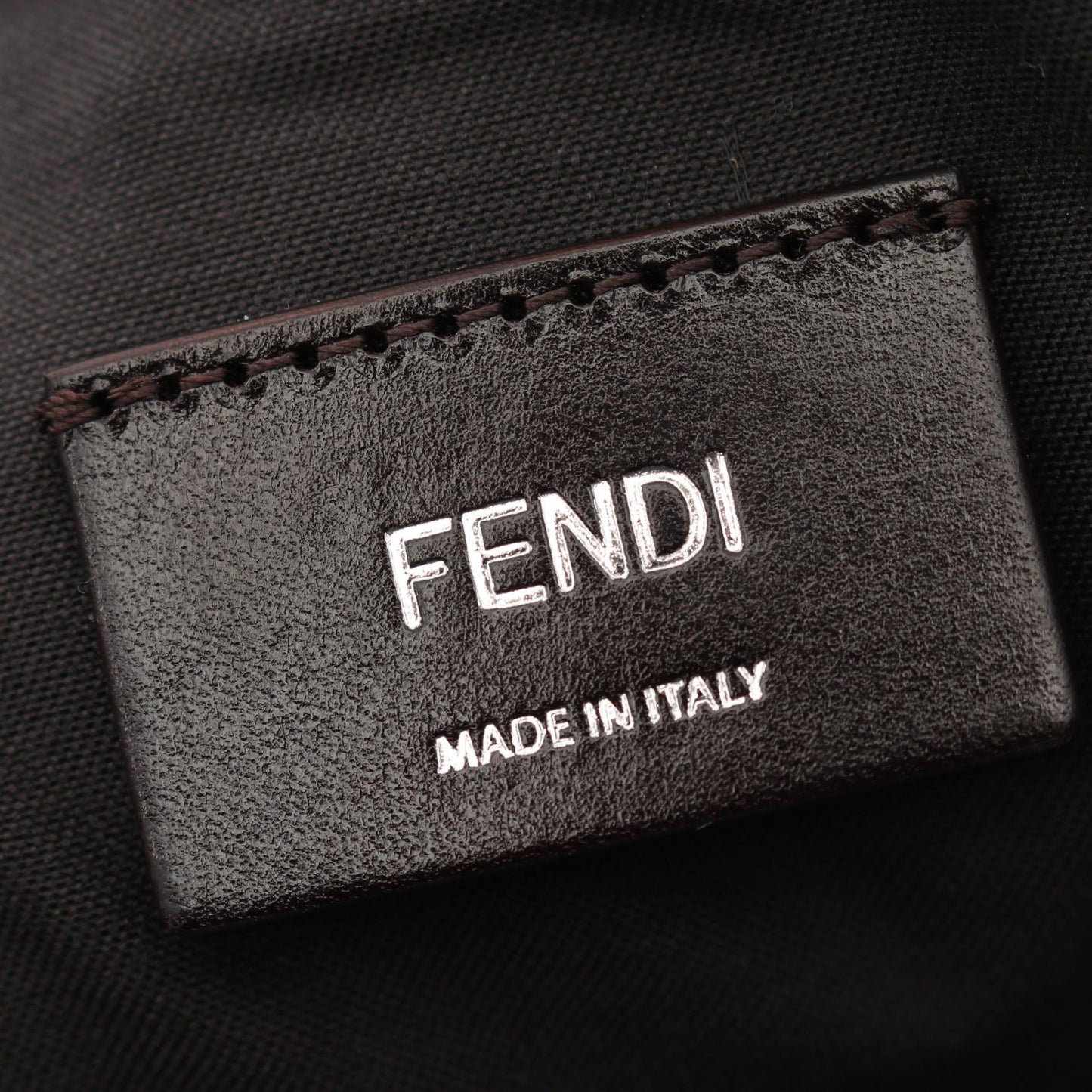 Luxury Fendi Zucca Boston bag PVC Coated Canvas Leather Brown Black