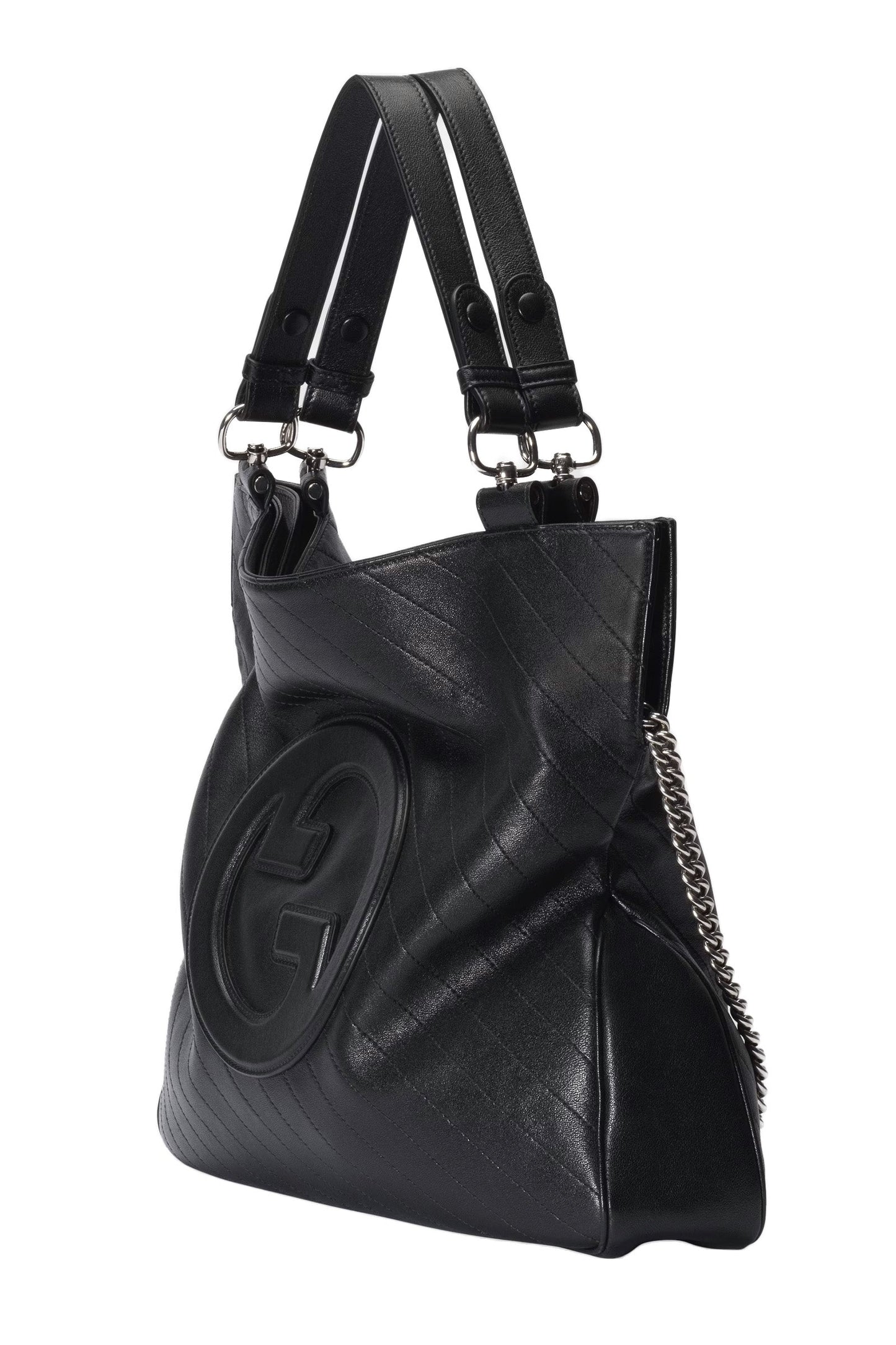 Luxury Gucci Trending 2025 BLONDIE SHOPPING HANDBAG WITH LOGO GG