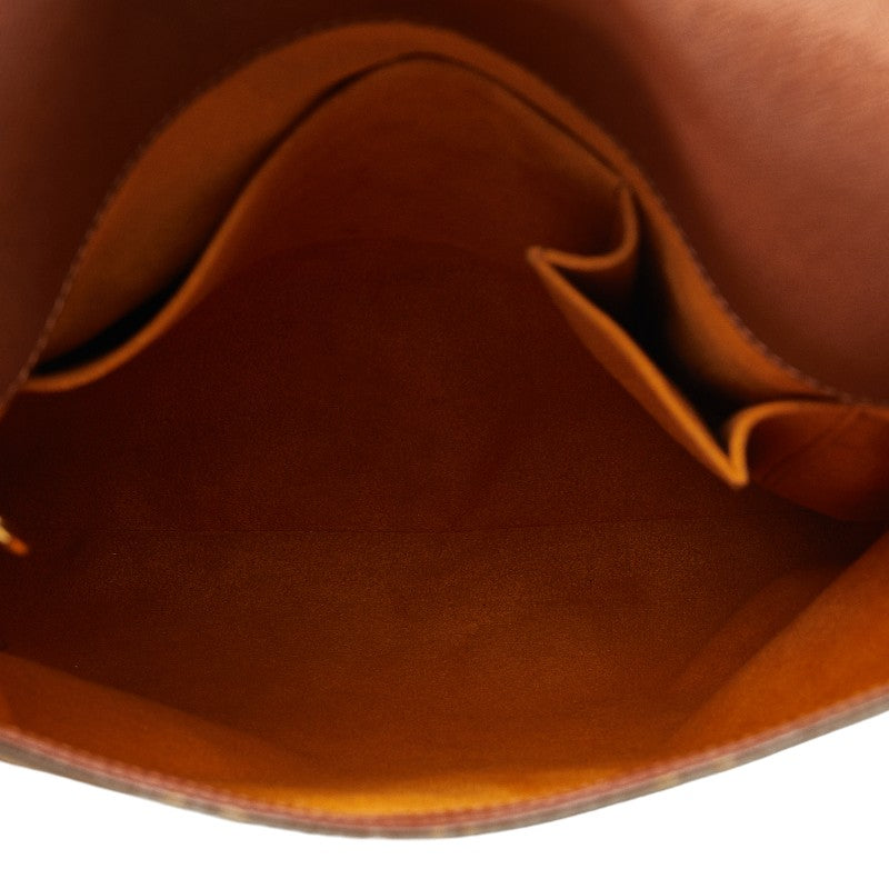 Louis Vuitton Monogram Muset Slipper Shoulder Bag M51256 Brown PVC Leather  Louis Vuitton
