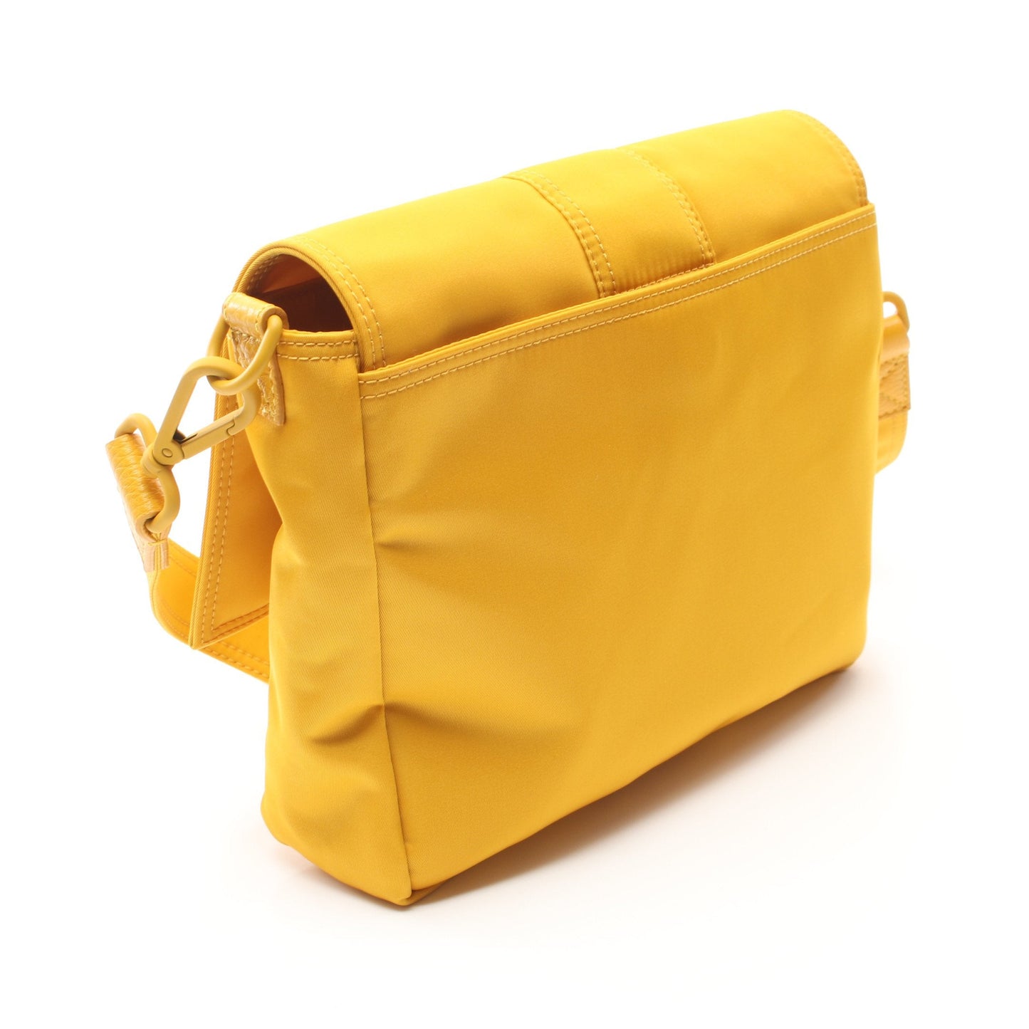 Luxury Fendi Baguette Messenger Bag Bucket Messenger Shoulder bag Nylon Yellow