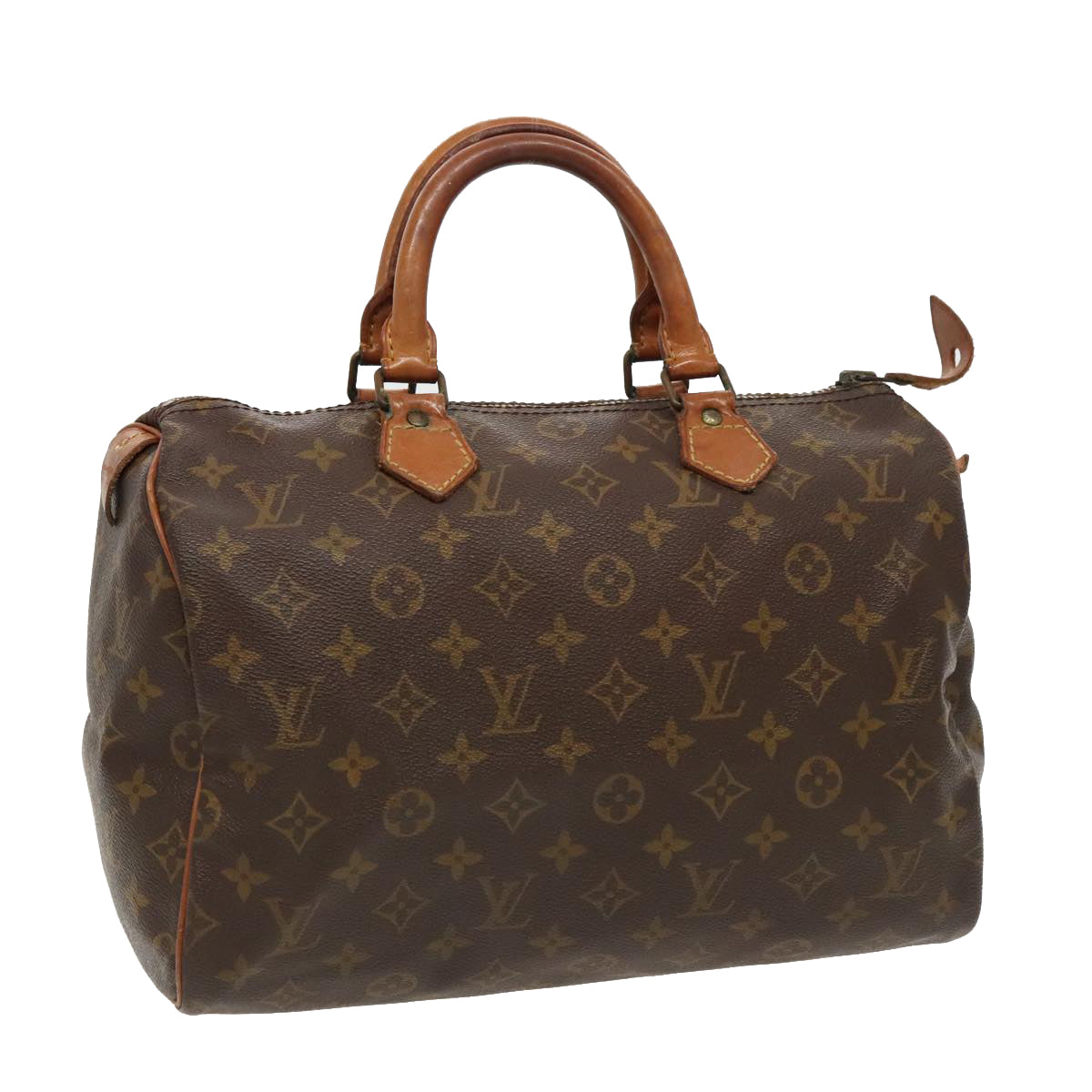 LOUIS VUITTON Monogram Speedy 30 Hand Bag Vintage M41526 LV 93468