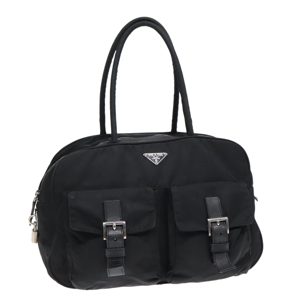 Luxury Prada Hand Bag Nylon Black  93487