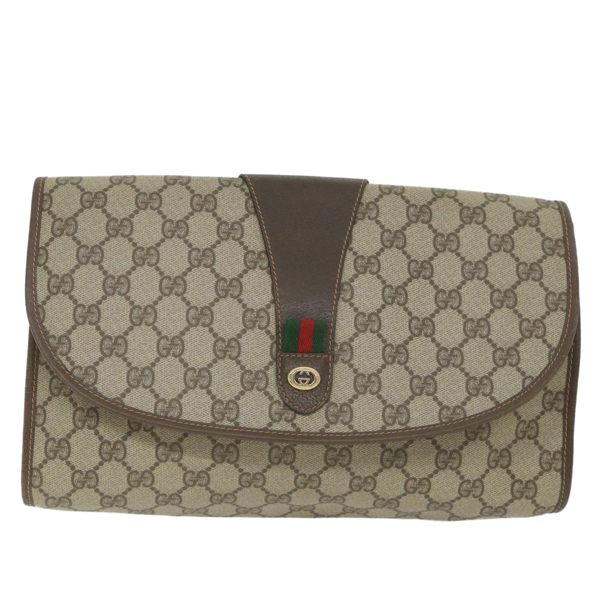Gucci Ophidia  Canvas Clutch Bag ()