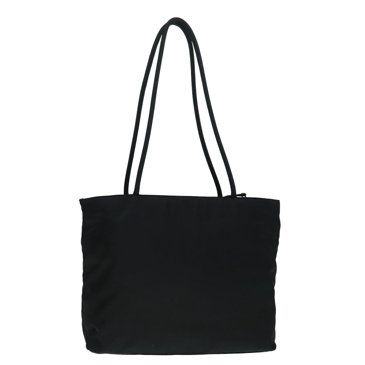 Luxury Prada Tote Bag Nylon Black Silver  93528
