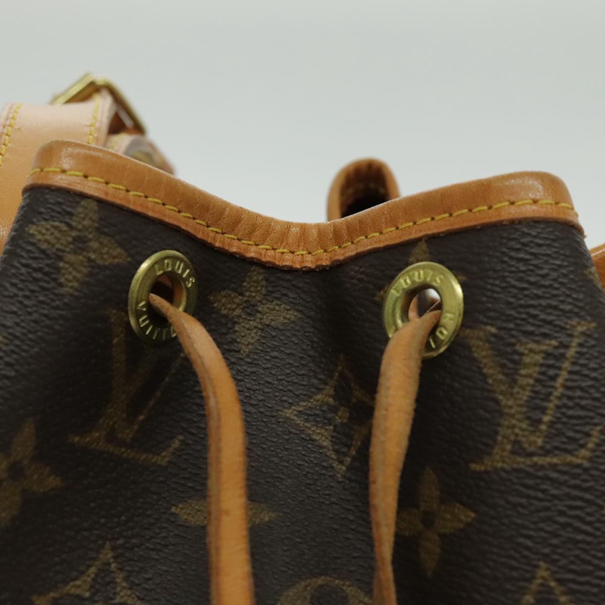 LOUIS VUITTON Monogram Petit Noe Shoulder Bag M42226 LV 93595