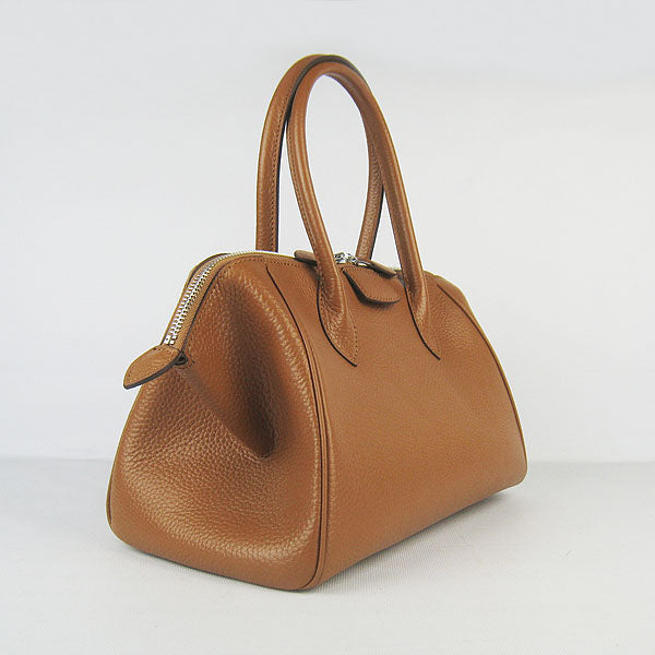 Luxury Hermes Paris Bombay Victoria Handbag H2806 light coffee