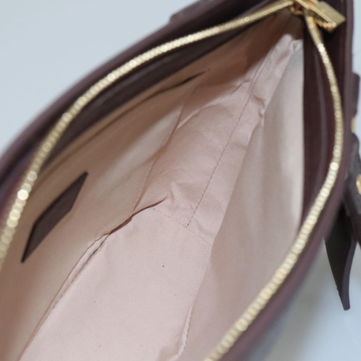 LOUIS VUITTON Monogram Mini Lucille PM Hand Bag Red M92678 LV 93633