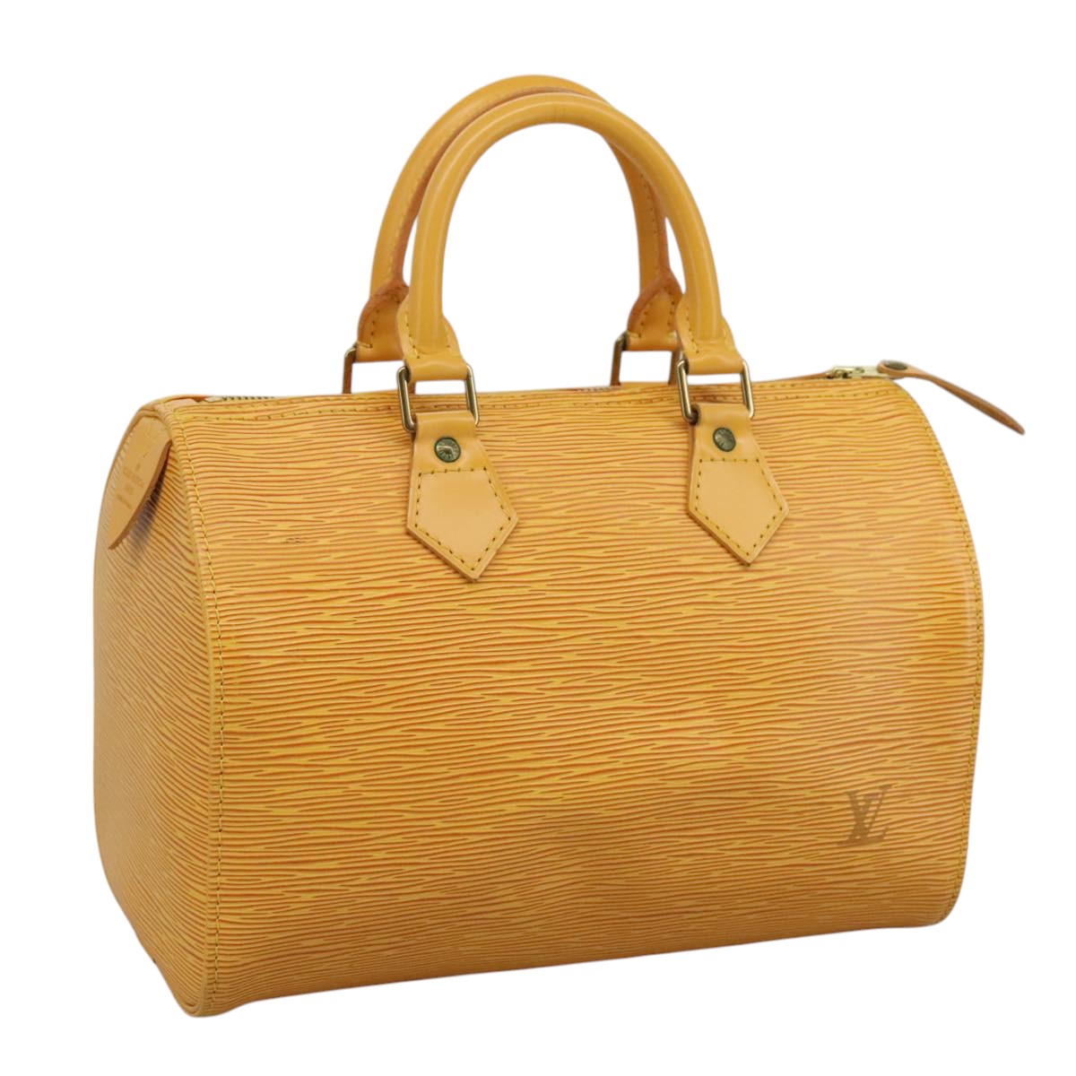 LOUIS VUITTON Epi Speedy 25 Hand Bag Tassili Yellow M43019 LV 93636