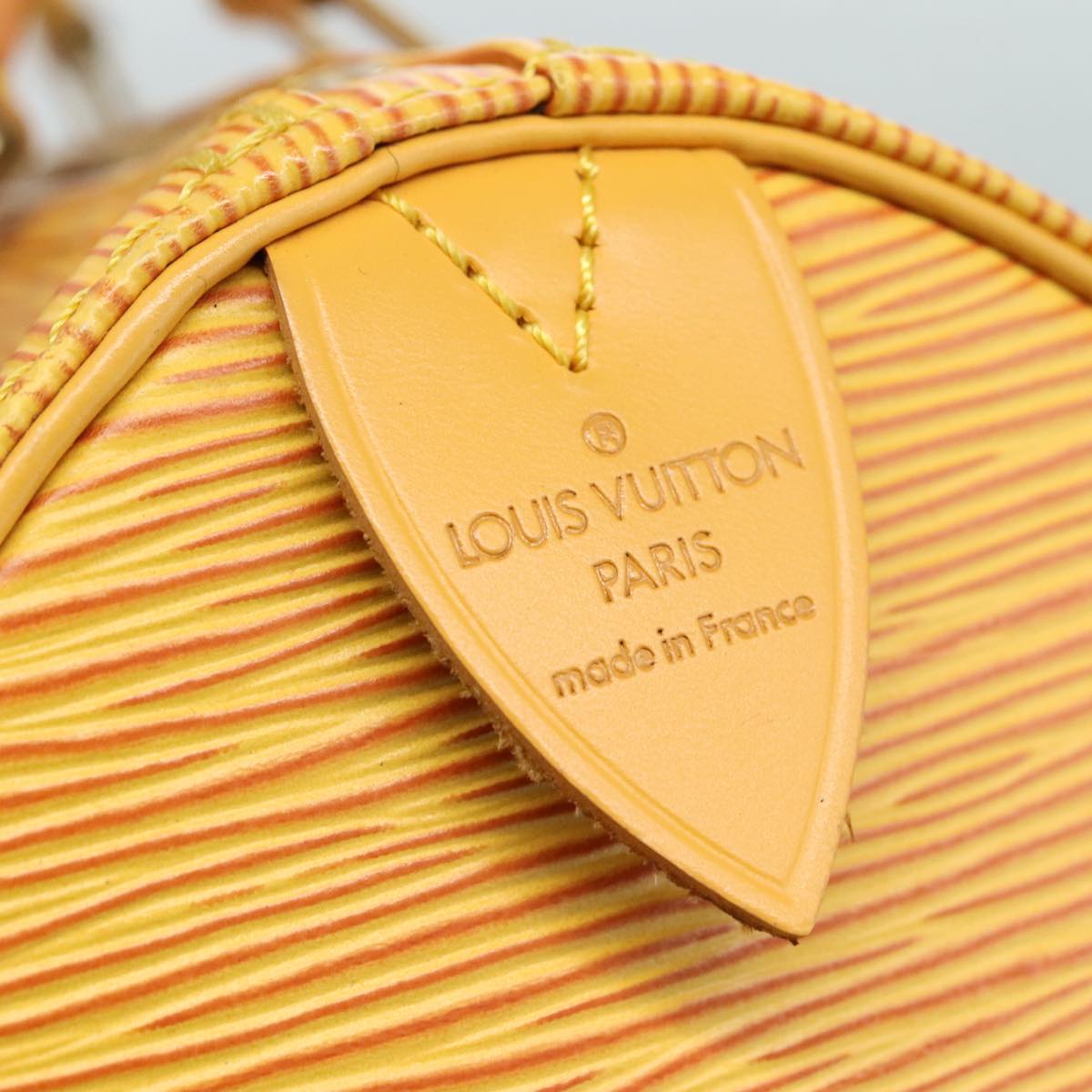 LOUIS VUITTON Epi Speedy 25 Hand Bag Tassili Yellow M43019 LV 93636