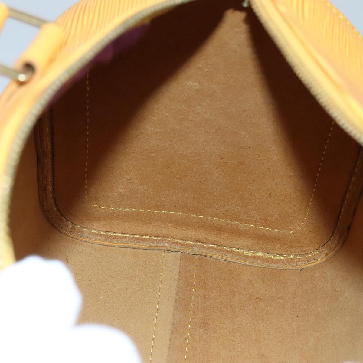 LOUIS VUITTON Epi Speedy 25 Hand Bag Tassili Yellow M43019 LV 93636