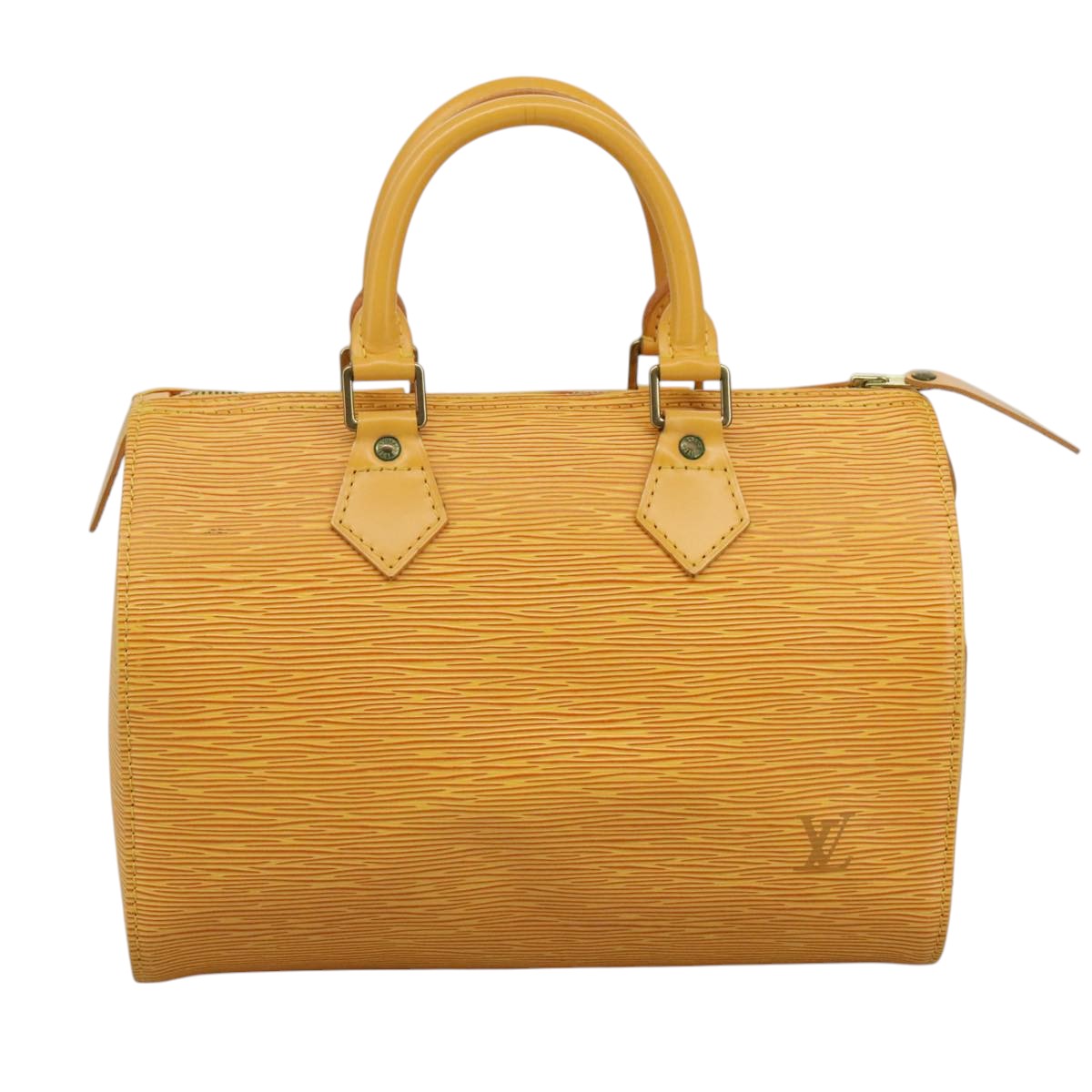 LOUIS VUITTON Epi Speedy 25 Hand Bag Tassili Yellow M43019 LV 93636