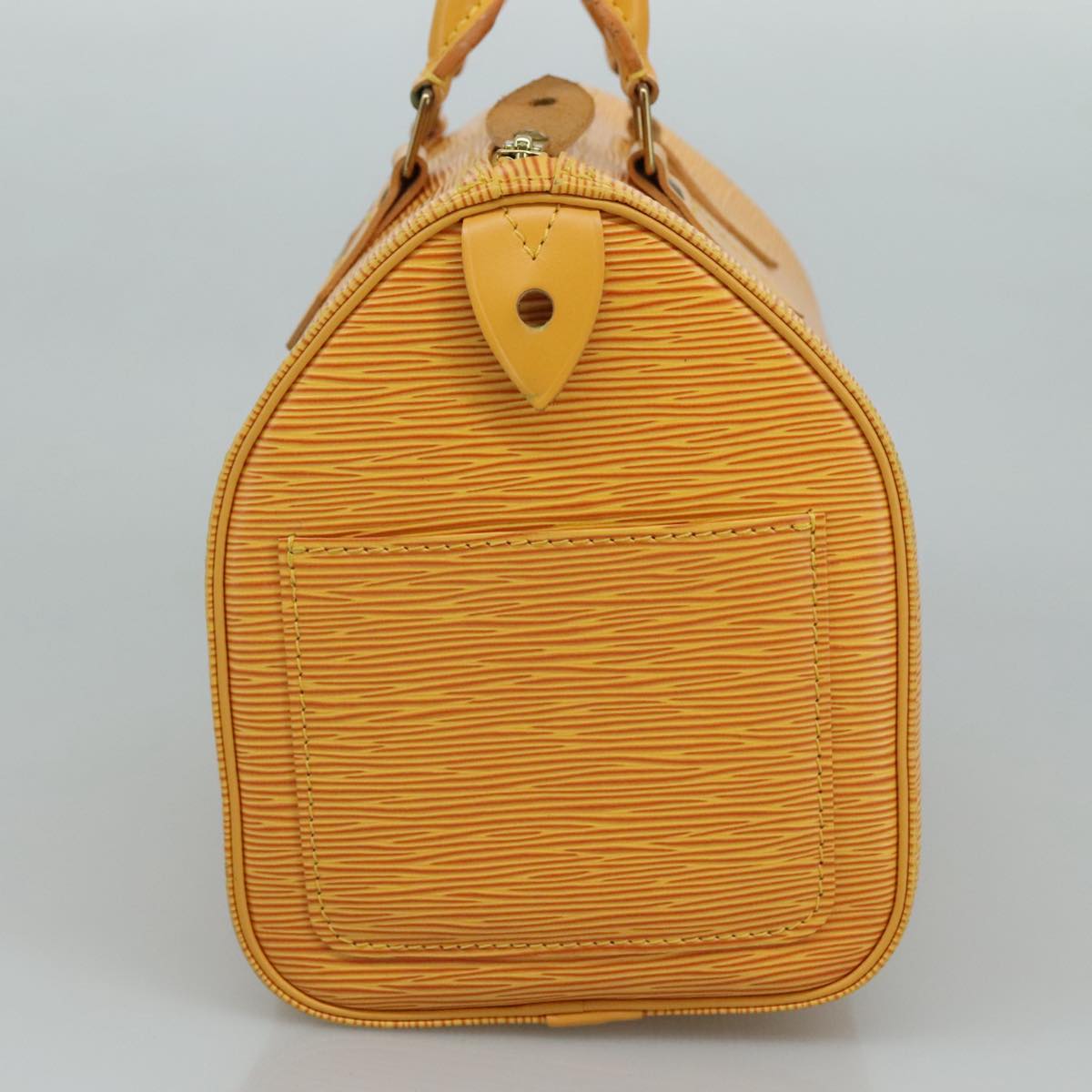 LOUIS VUITTON Epi Speedy 25 Hand Bag Tassili Yellow M43019 LV 93636