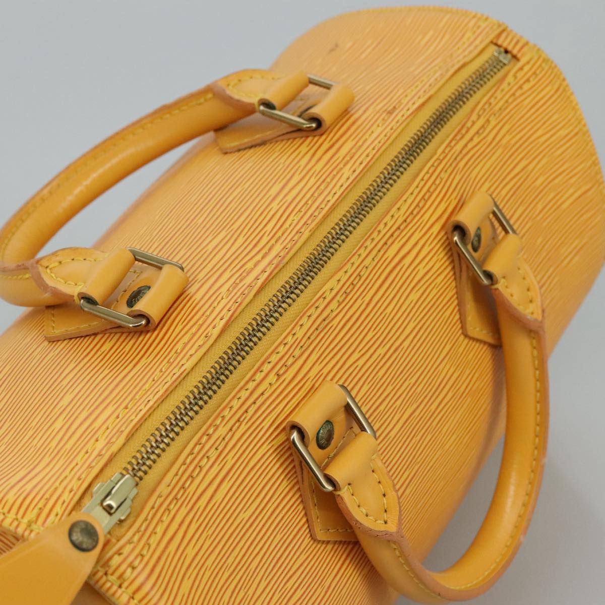 LOUIS VUITTON Epi Speedy 25 Hand Bag Tassili Yellow M43019 LV 93636