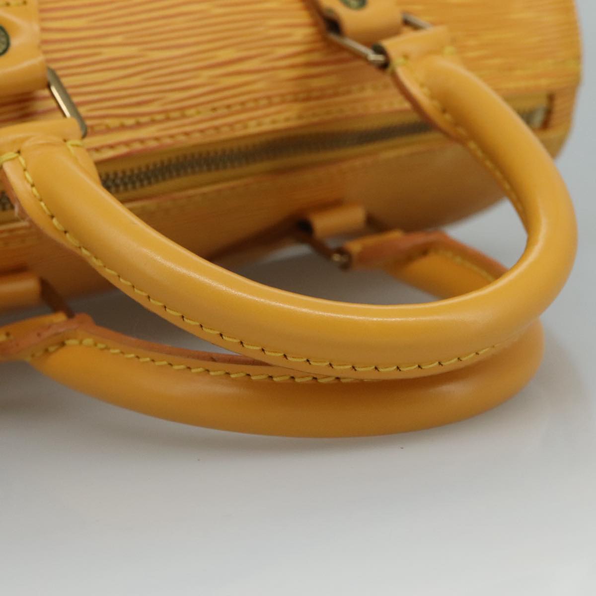 LOUIS VUITTON Epi Speedy 25 Hand Bag Tassili Yellow M43019 LV 93636