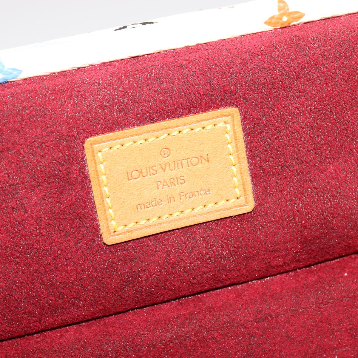 LOUIS VUITTON Monogram Multicolor Hard Watch Case White LV 93647S