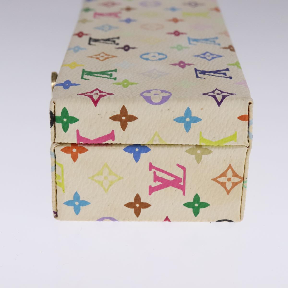 LOUIS VUITTON Monogram Multicolor Hard Watch Case White LV 93647S
