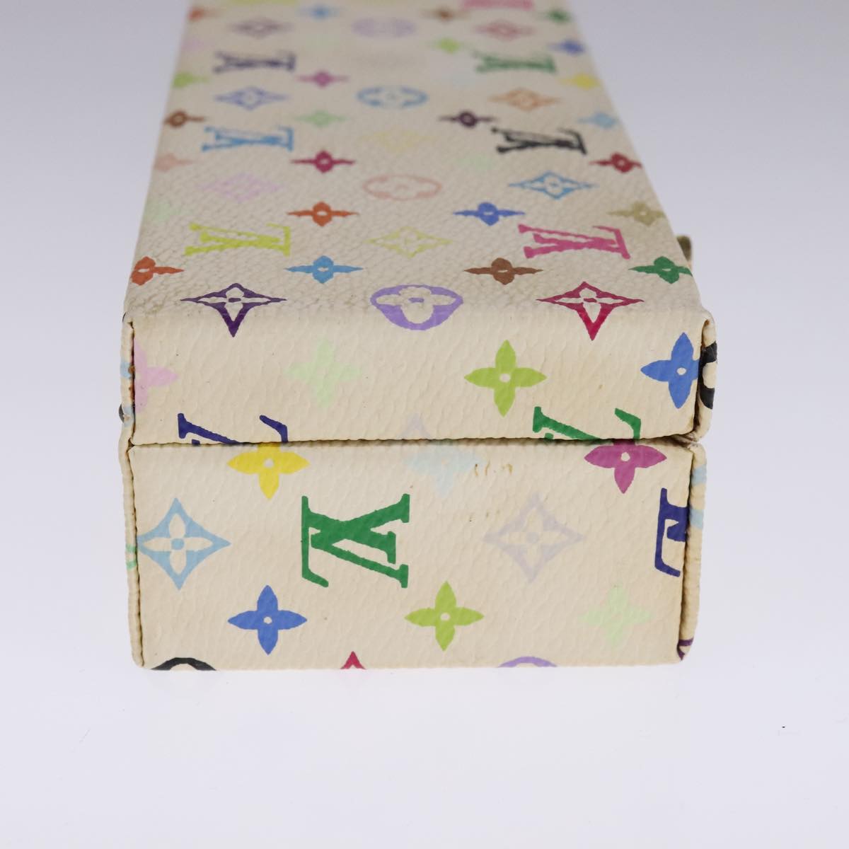 LOUIS VUITTON Monogram Multicolor Hard Watch Case White LV 93647S