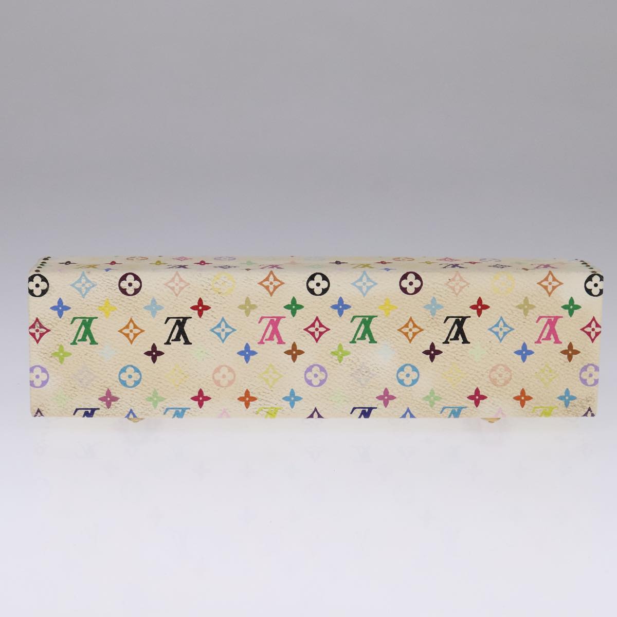 LOUIS VUITTON Monogram Multicolor Hard Watch Case White LV 93647S
