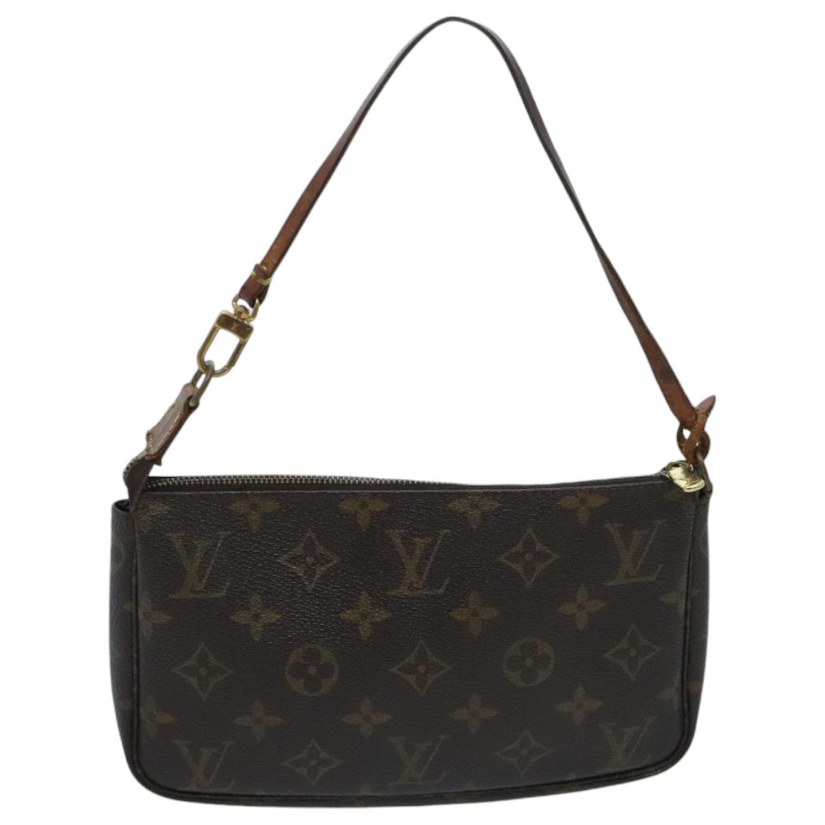 LOUIS VUITTON Monogram Pochette Accessoires Pouch M51980 LV 93655