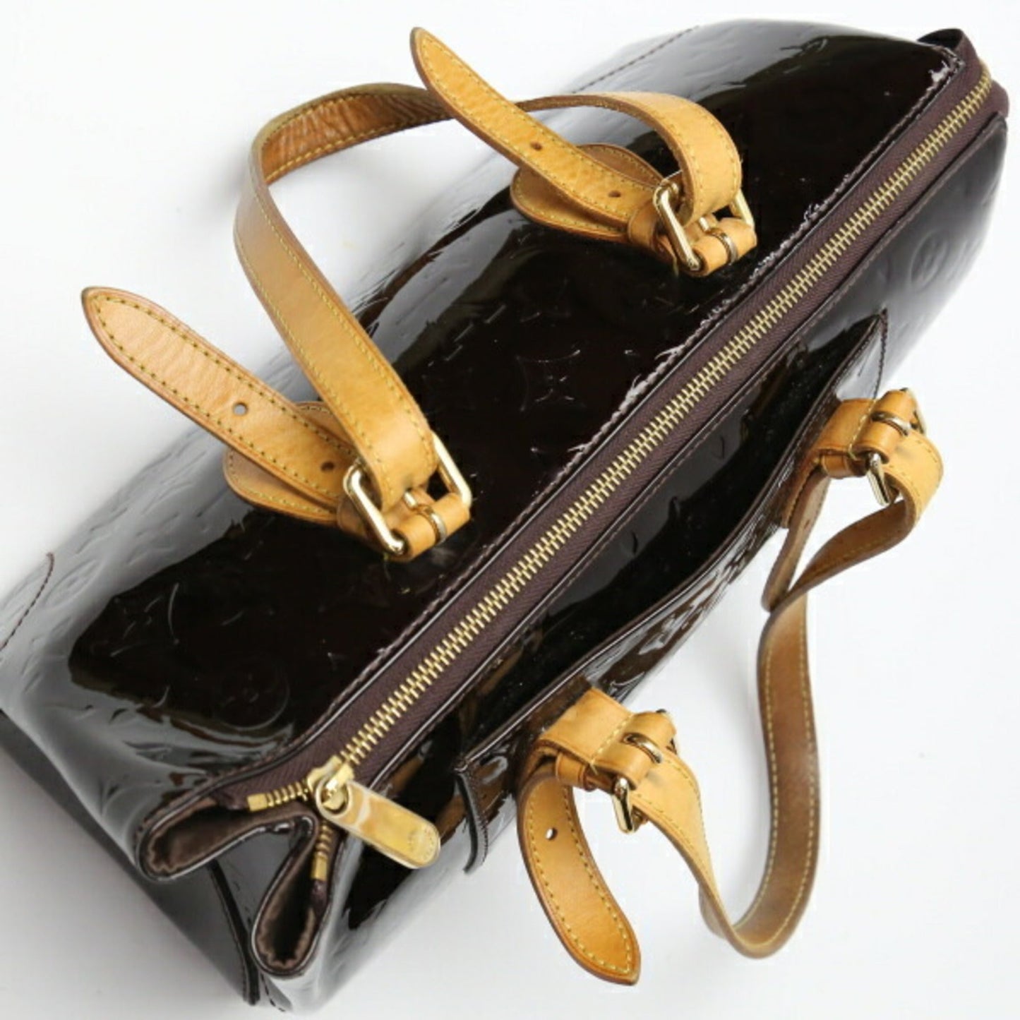 Louis Vuitton Rosewood  Patent Leather Shoulder Bag ()