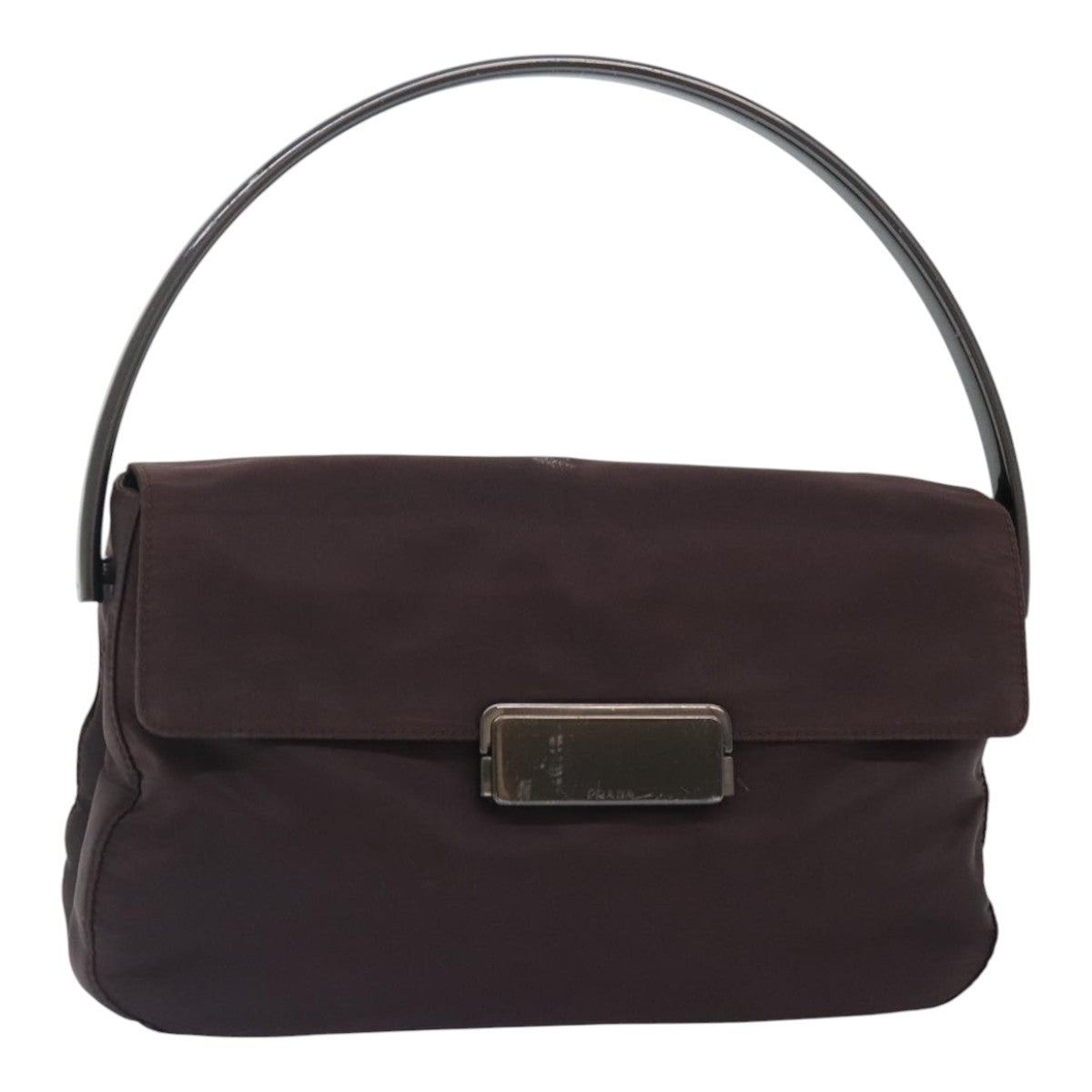 Luxury Prada Hand Bag Nylon Brown  93805
