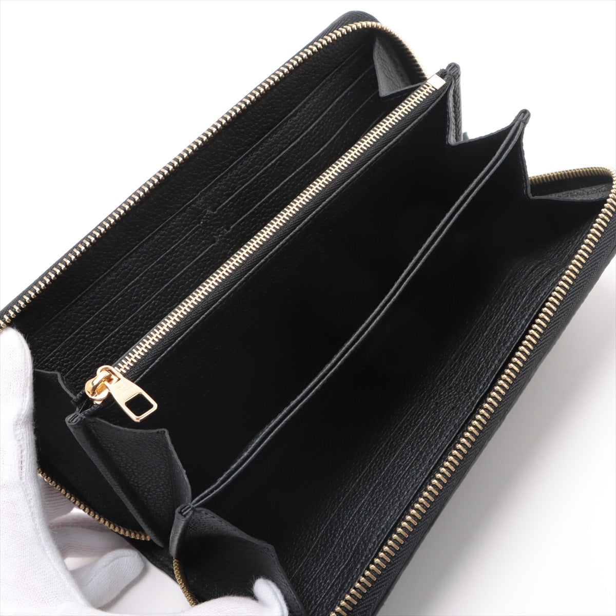 Louis Vuitton Monogram Amplant  Wallet M61864 Noneir Round Zip Wallet