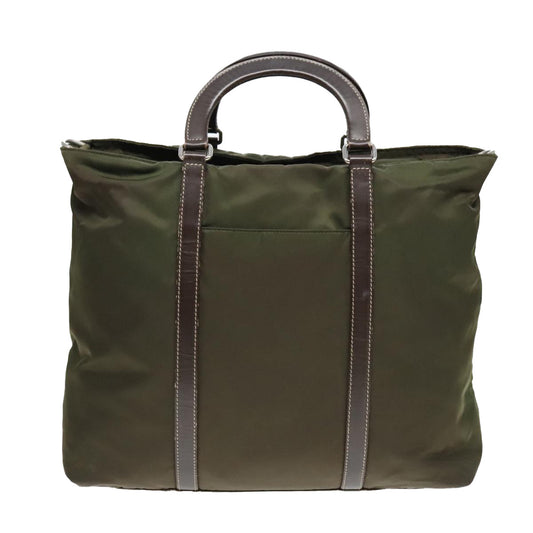 Luxury Prada Hand Bag Nylon 2way Khaki  93872