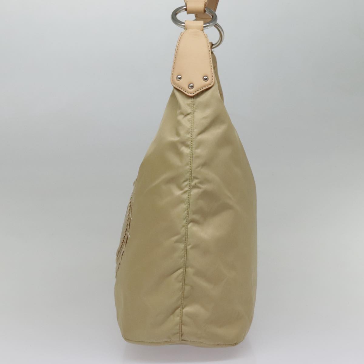 Luxury Prada Hand Bag Nylon Beige  93877