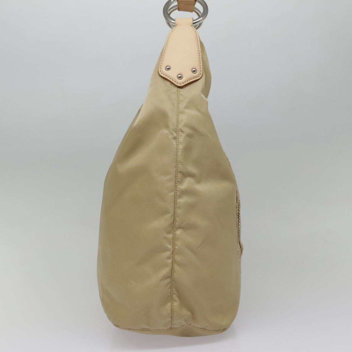 Luxury Prada Hand Bag Nylon Beige  93877