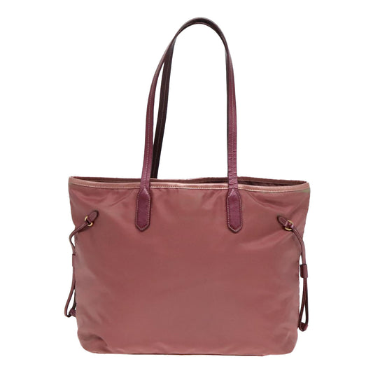Luxury Prada Tote Bag Nylon Pink  93878