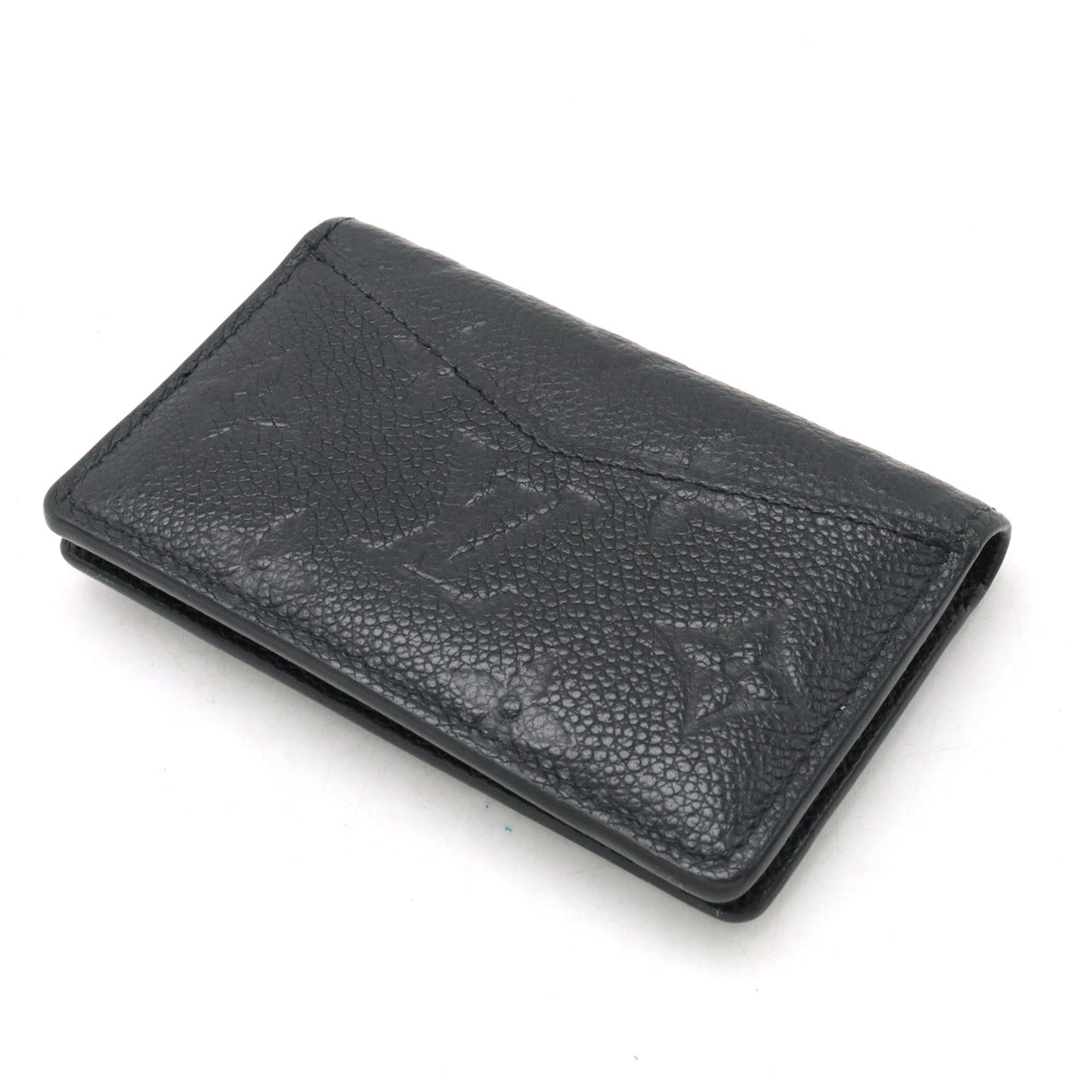 Louis Vuitton Monogram Amplant Card Case Black M67262
