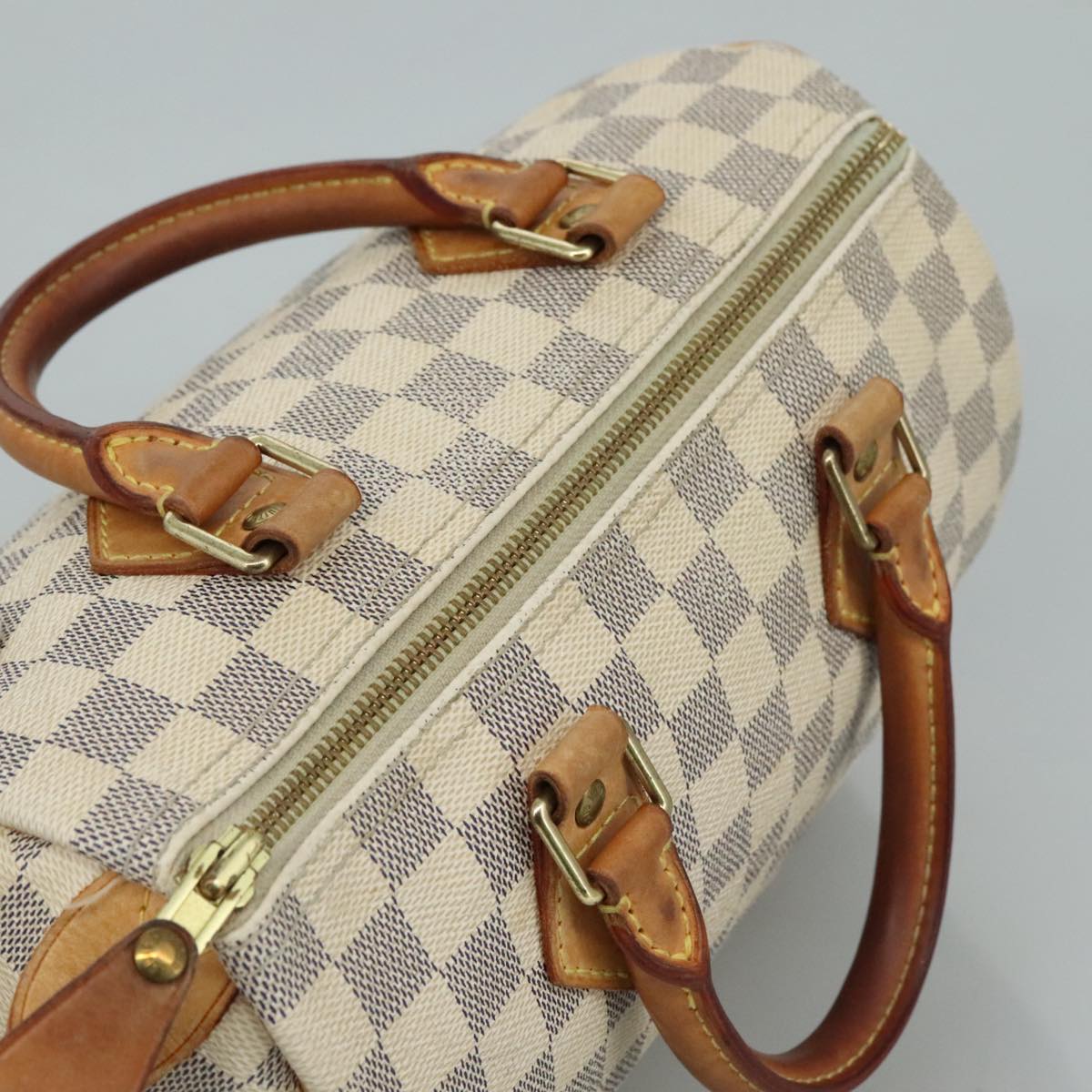 LOUIS VUITTON Damier Azur Speedy 25 Hand Bag N41534 LV 93906