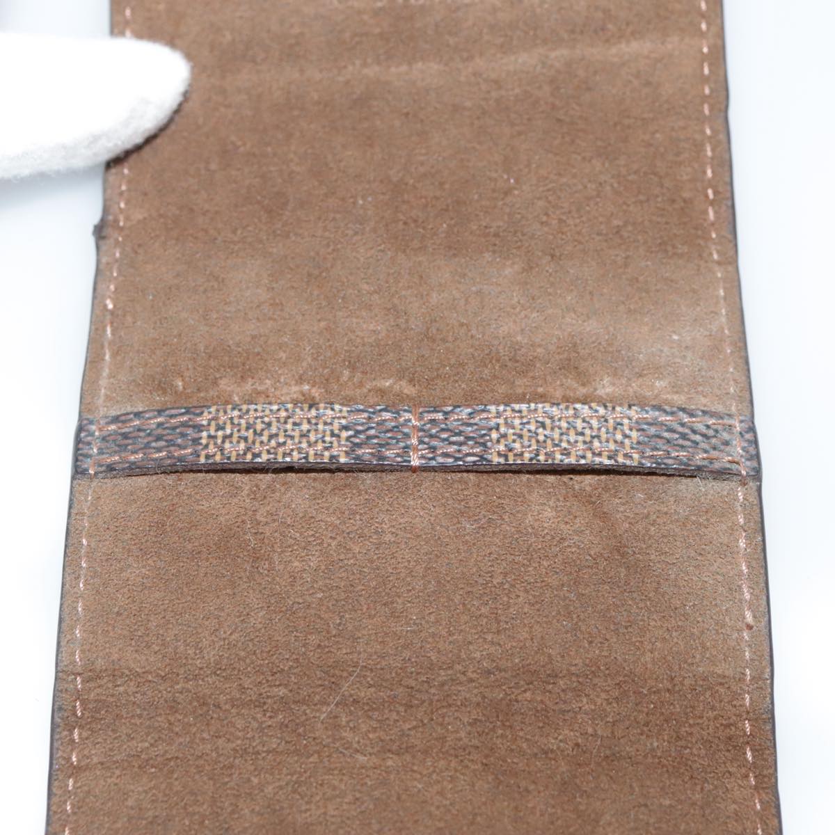 LOUIS VUITTON Damier Ebene Cuff Case LV 93909
