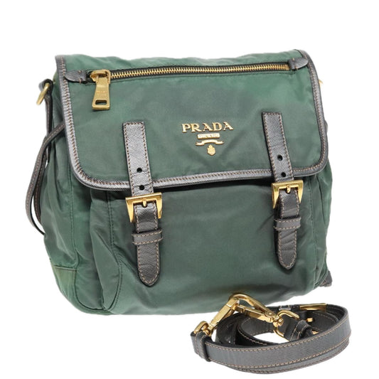 Luxury Prada Shoulder Bag Nylon Green  93999
