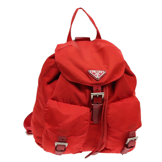Luxury Prada Backpack Nylon Red  94000