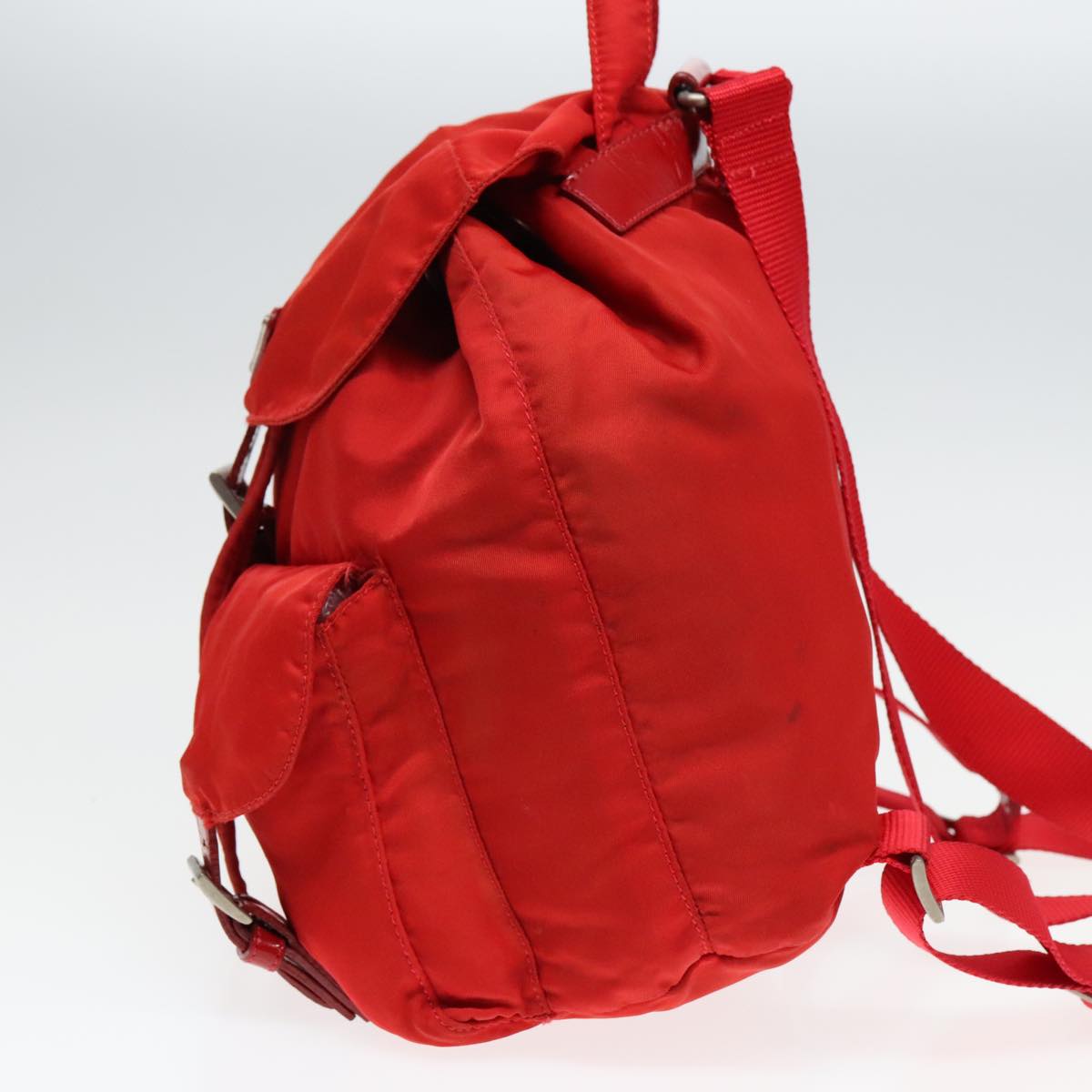 Luxury Prada Backpack Nylon Red  94000