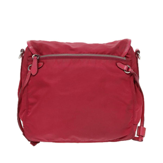 Luxury Prada Shoulder Bag Nylon Pink  94004