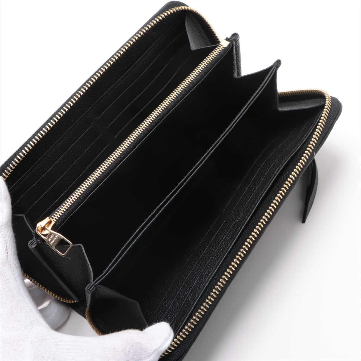 Louis Vuitton Monogram Amplant  Wallet M61864 Noneir Round Zip Wallet
